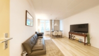 Wohnzimmer/Schlafzimmer - Krefeld-Fischeln! Charmantes 1-Zimmer-Apartment mit Loggia und EBK