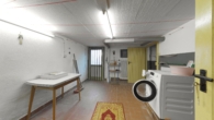Waschküche - Krefeld-Gartenstadt! Renovierungsbedürftiges Reihenendhaus in ruhiger Sackgassenlage